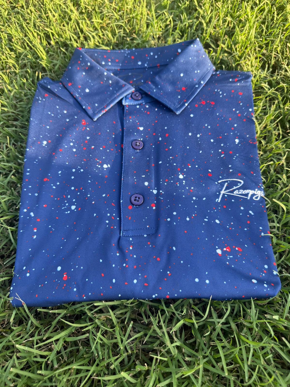 Stars & Splatter Blue