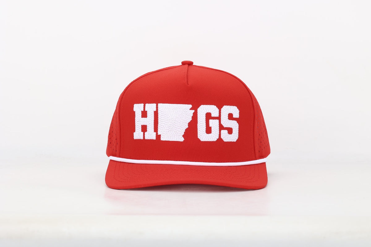 G'Hawgs Hat - Red & White