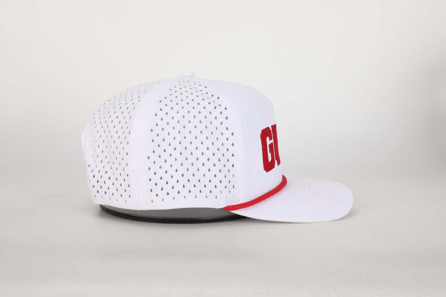 GOLF Hat - White & Red