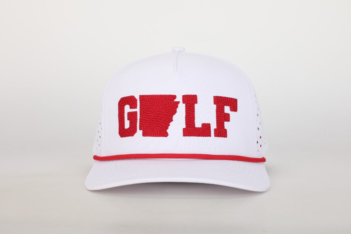 🎁 GOLF Hat - White & Red (100% off)