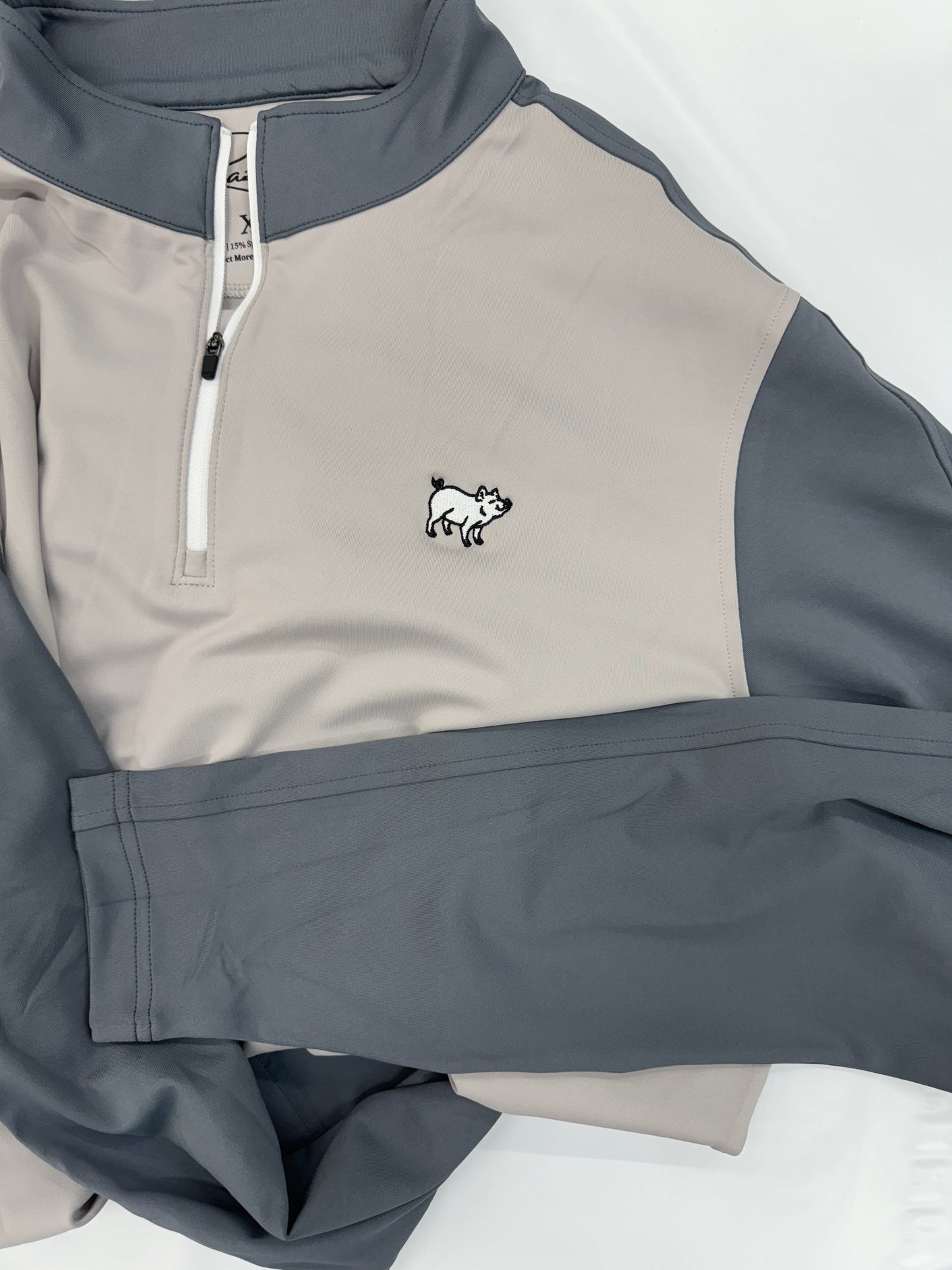 Two Tone Quarter Zip