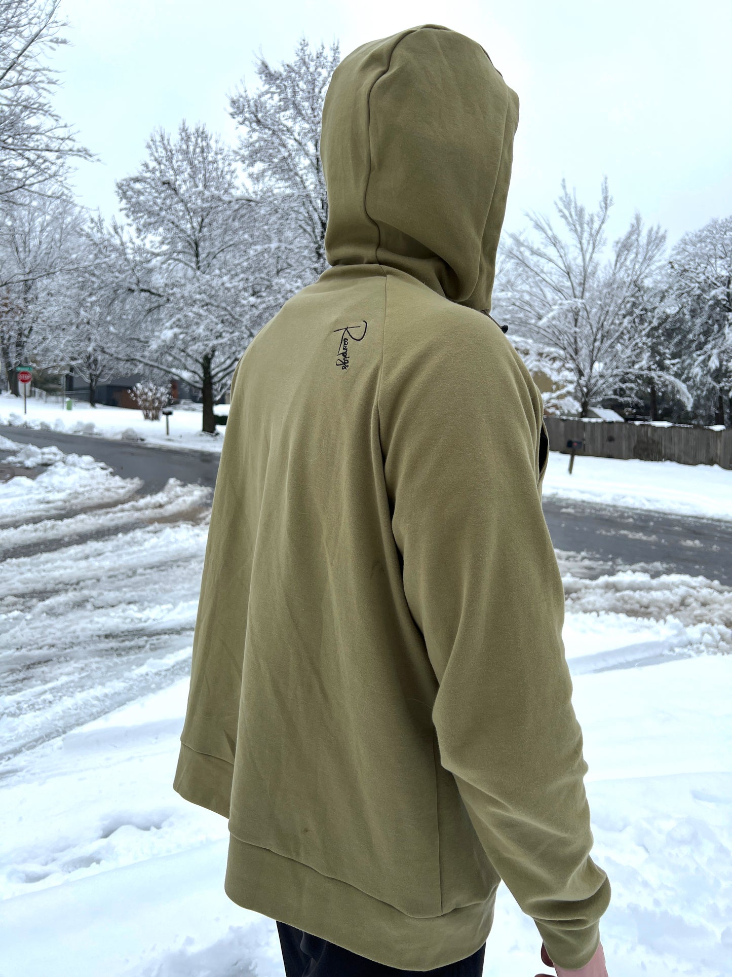 Tech Hoodie - Oak Green